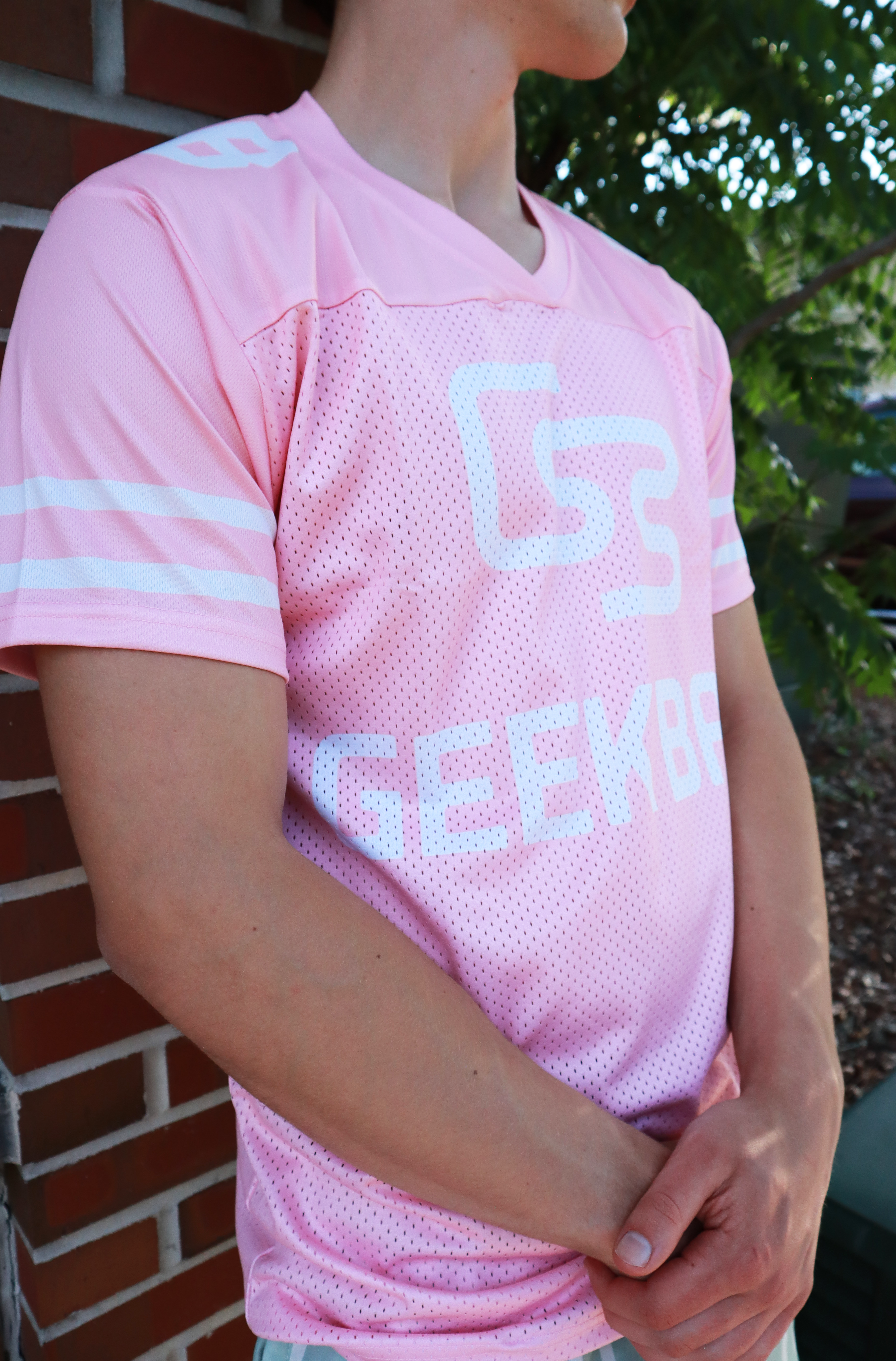 Rose-Pink Geek Bar Jersey