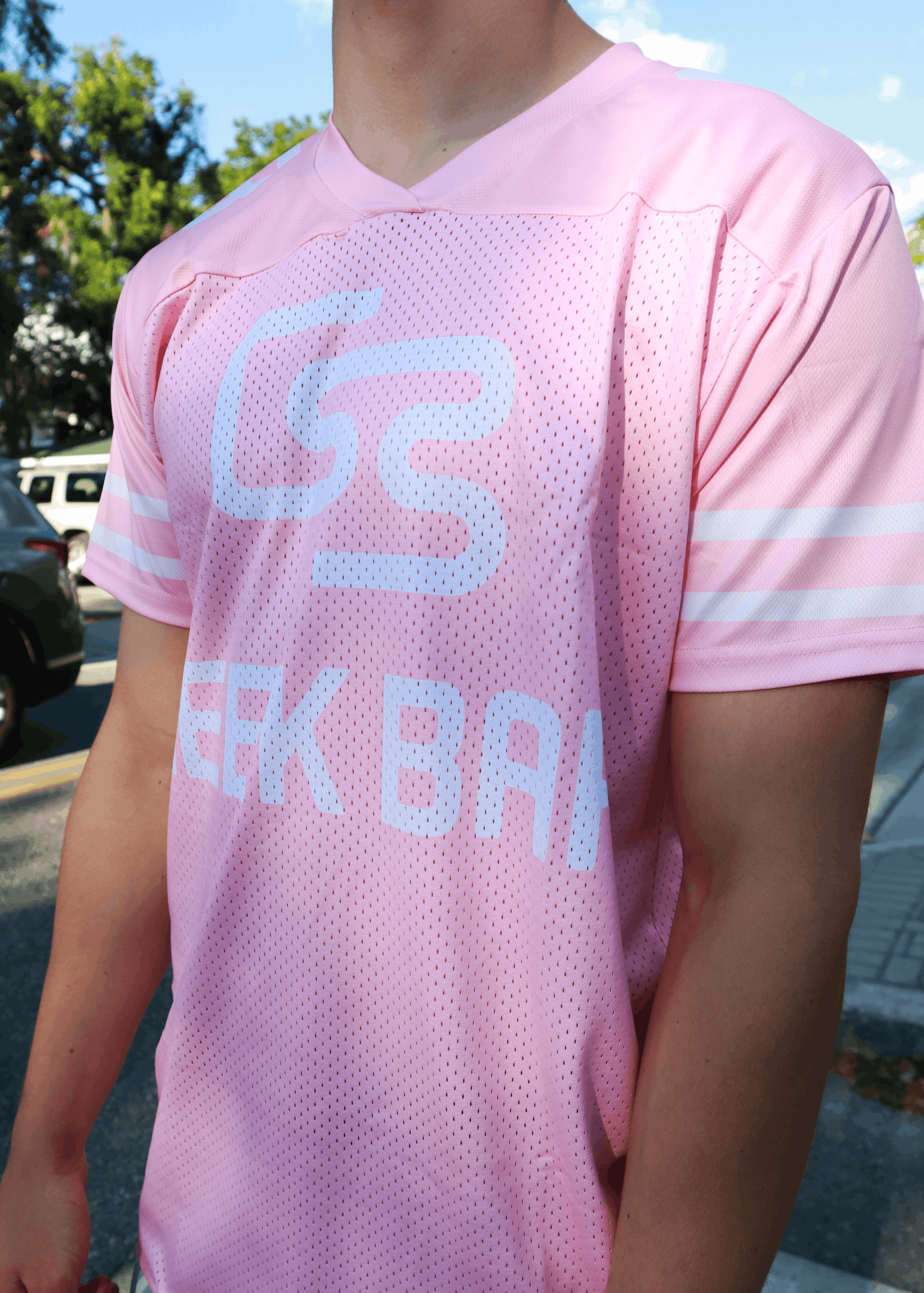 Rose-Pink Geek Bar Jersey